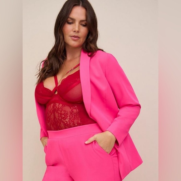 Torrid Pink Relaxed Taper Pant - Picture 3 of 7